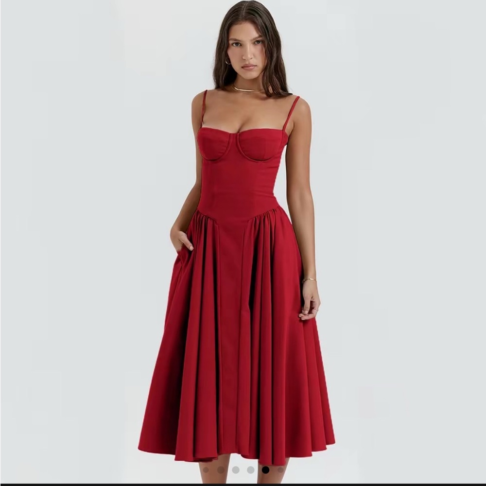 Red Corset Women's Dress